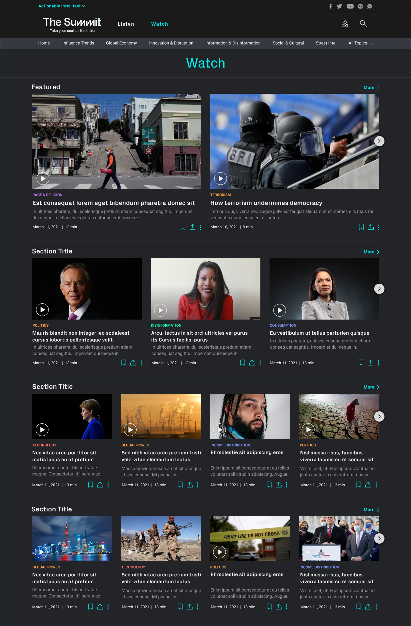 11Desktop Web - Watch - Landing Page